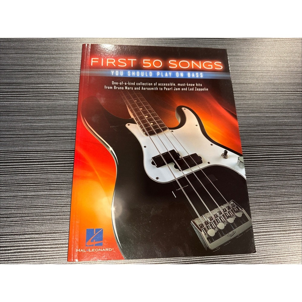 First 50 Songs You Should Play on Bass Hal Leonard Music Book 2016 Paperback